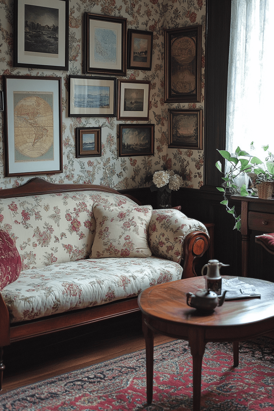 granny chic living room