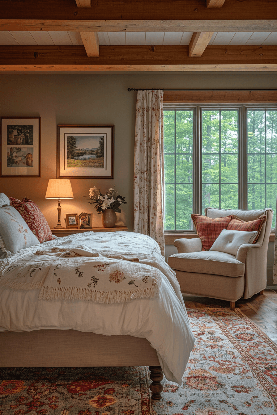 granny chic bedroom