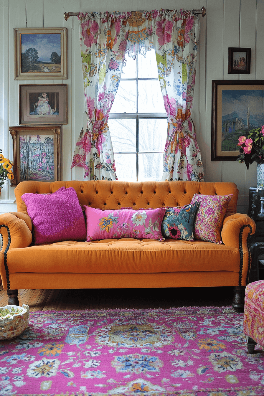 granny chic living room