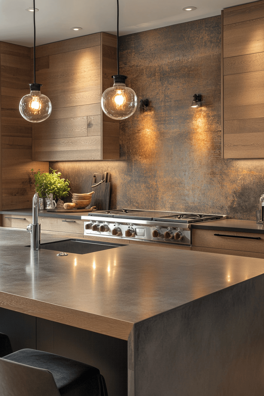 natural oak kitchen cabinets