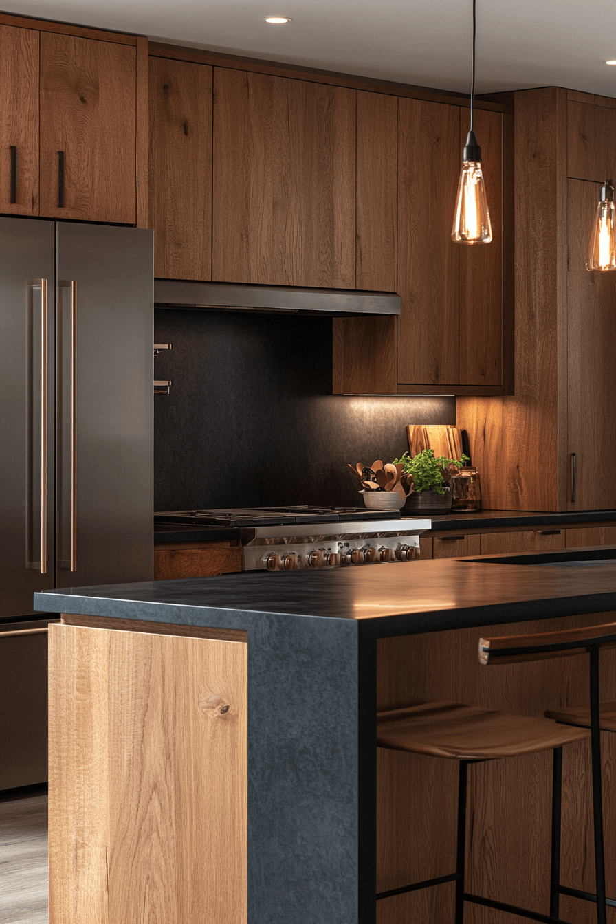 red oak kitchen cabinets