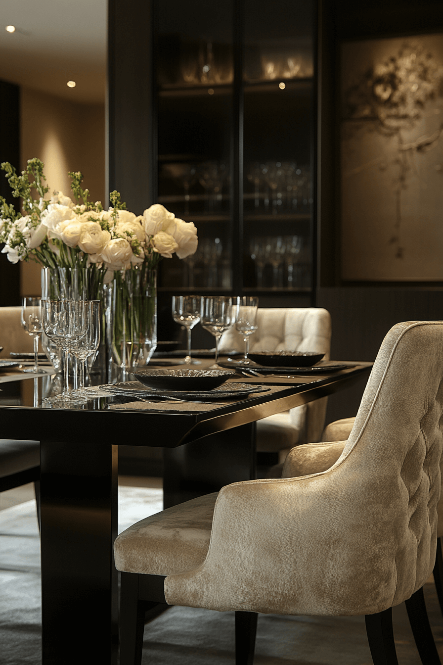 granny chic dining room