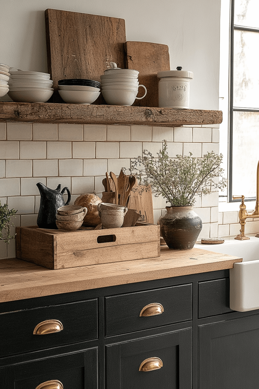 granny chic kitchen