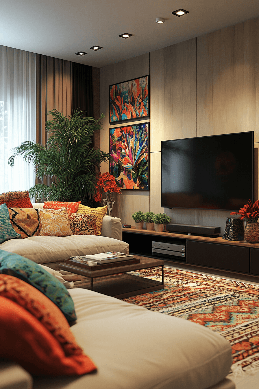 granny chic decor living room