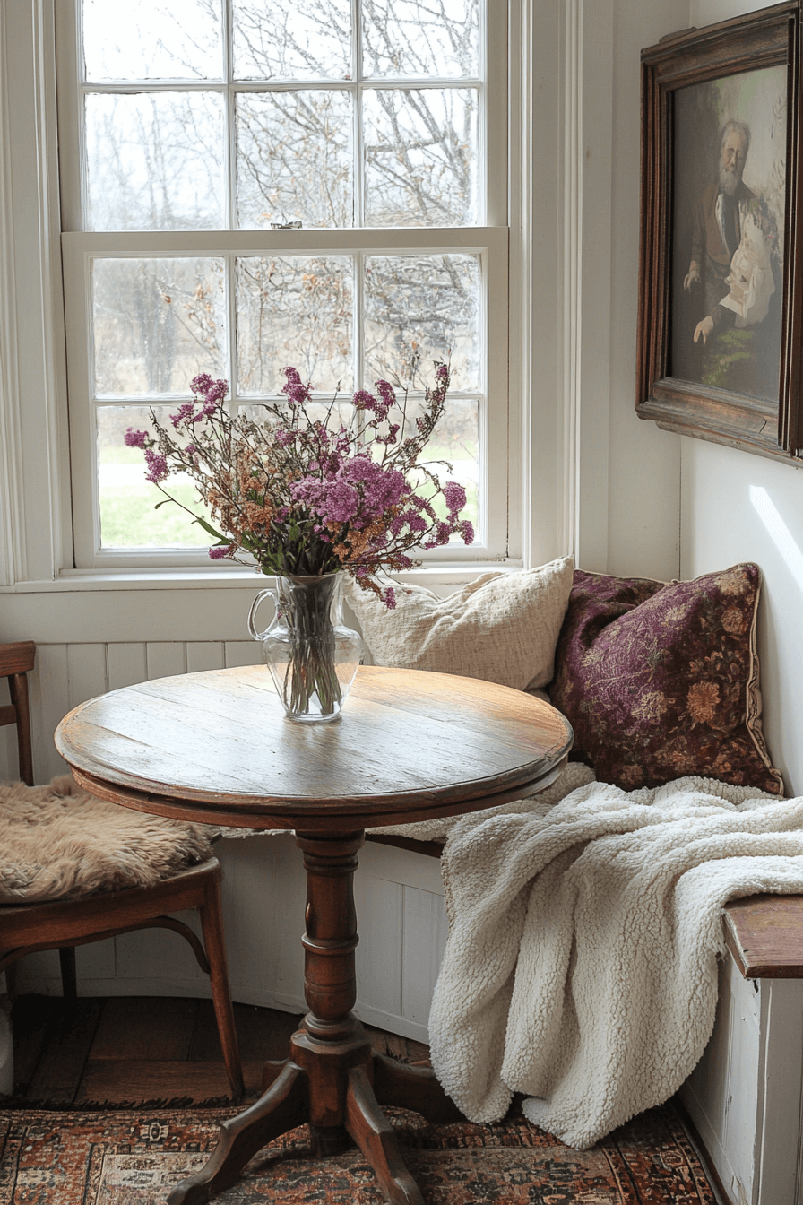 granny chic dining room