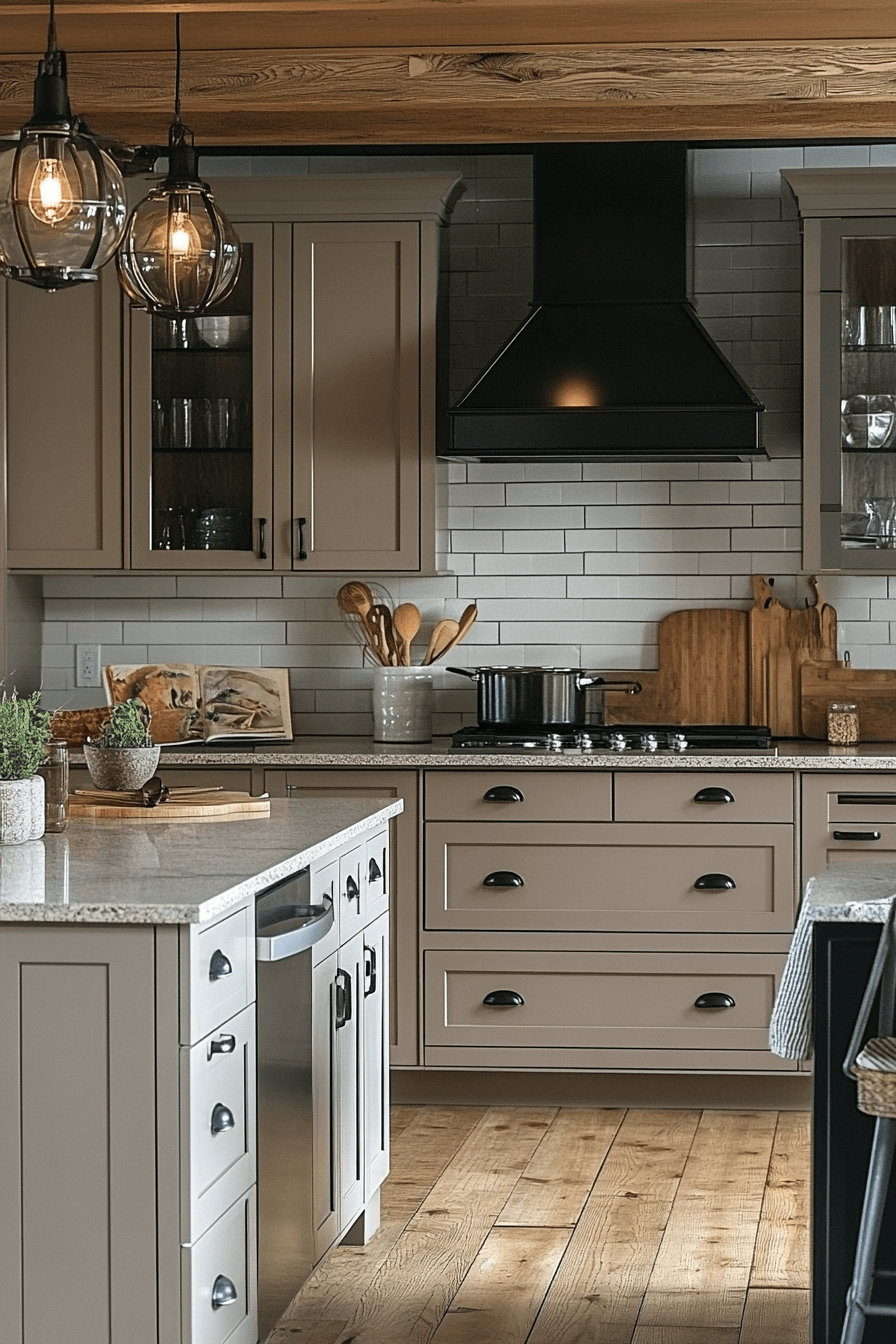 pale oak kitchen cabinets