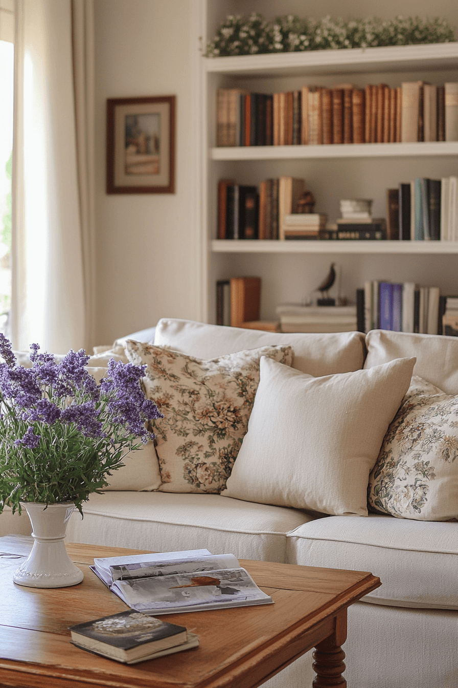 beige couch living room