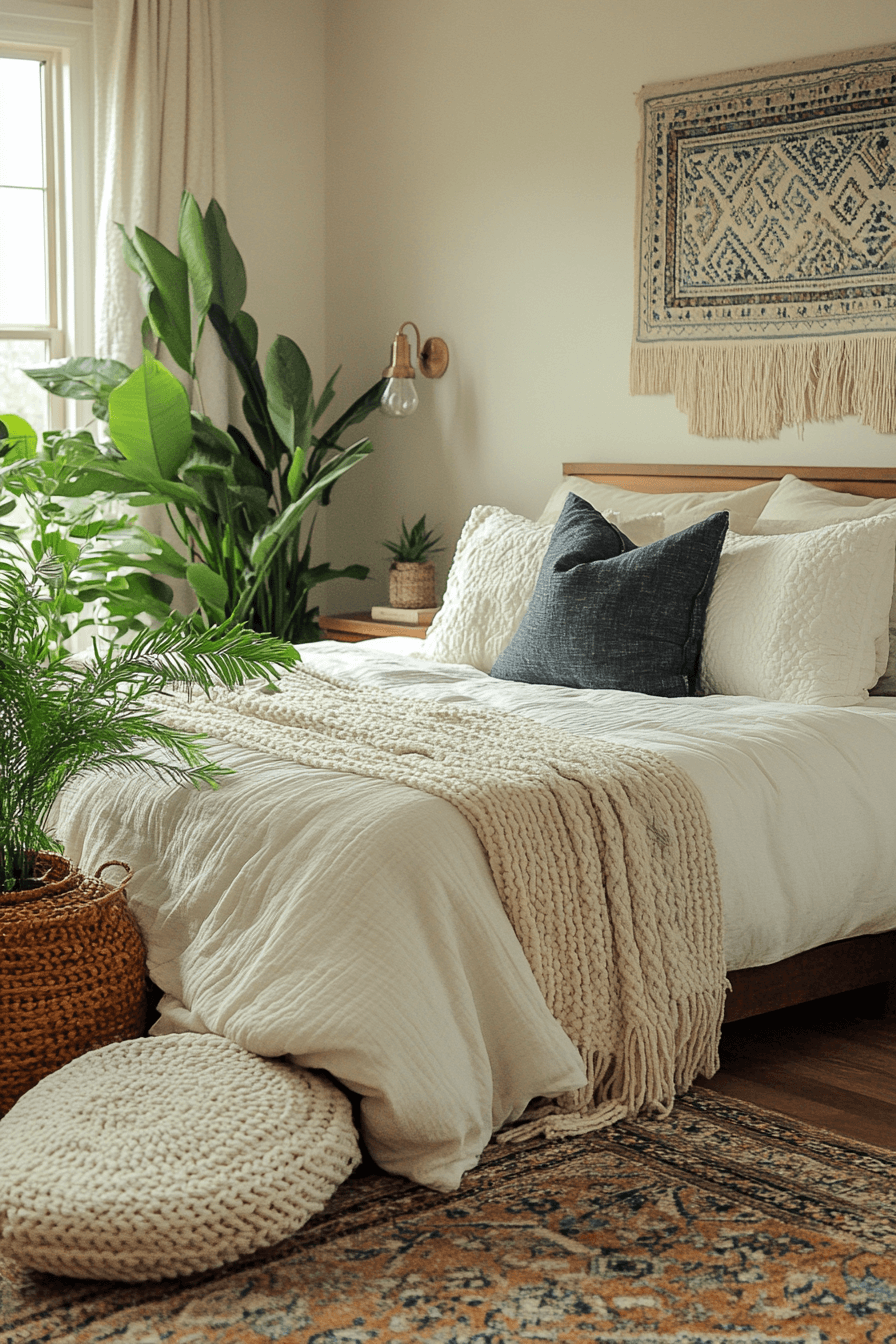 chambre boho chic
