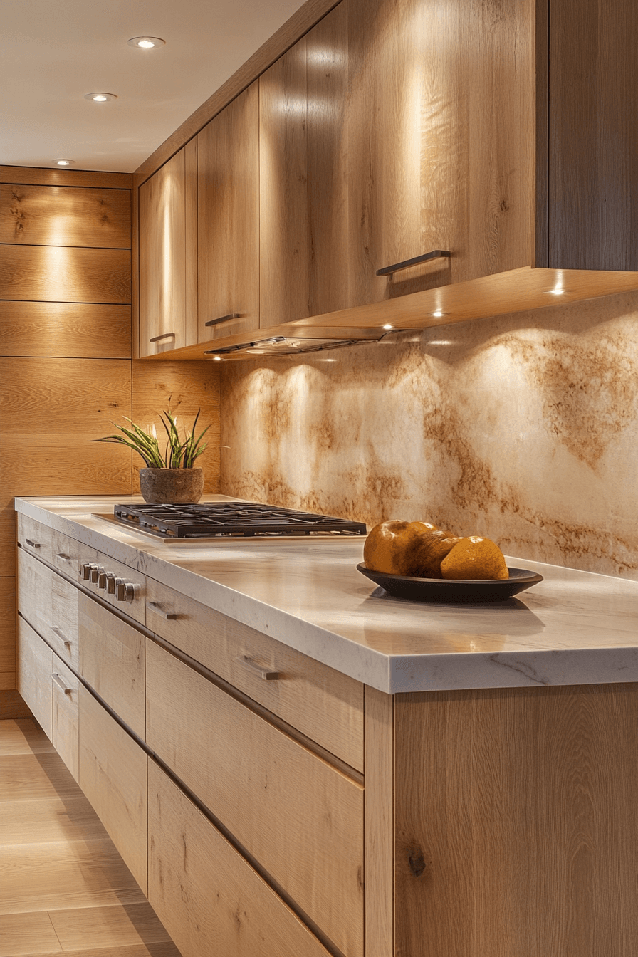 light maple kitchen cabinets