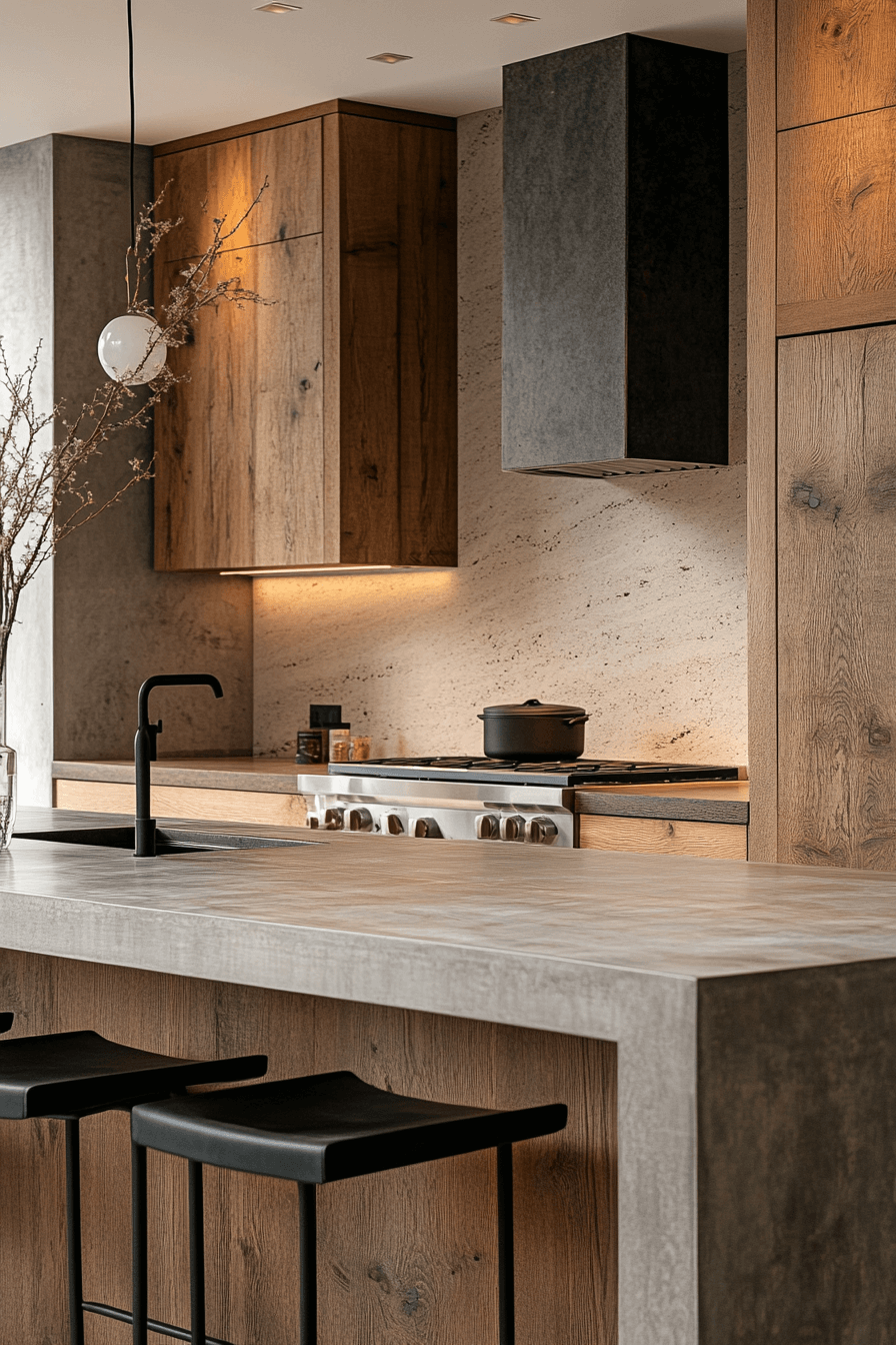 natural oak kitchen cabinets