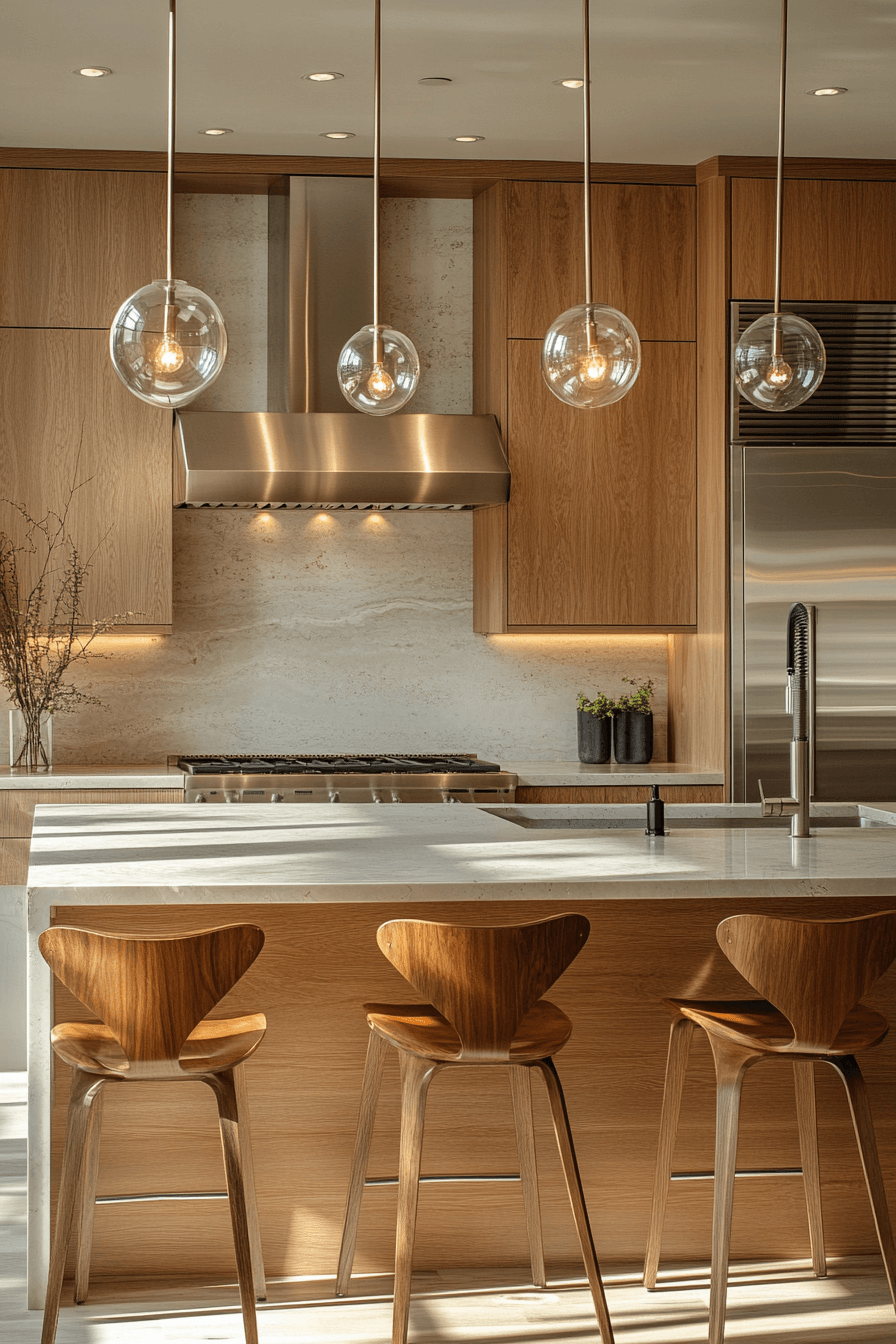 light oak kitchen cabinets
