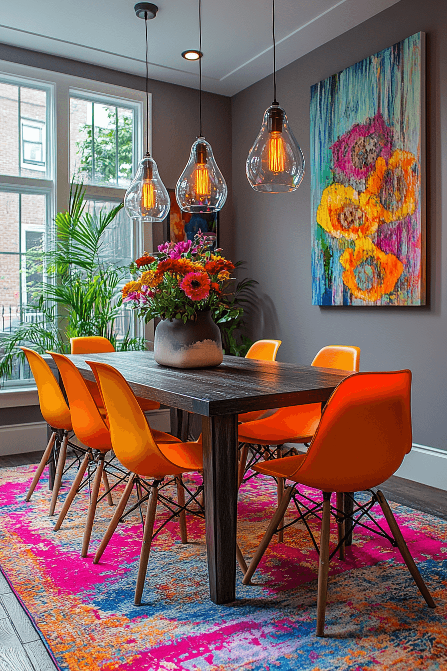 granny chic dining room