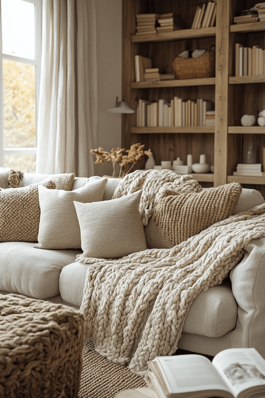 beige couch living room
