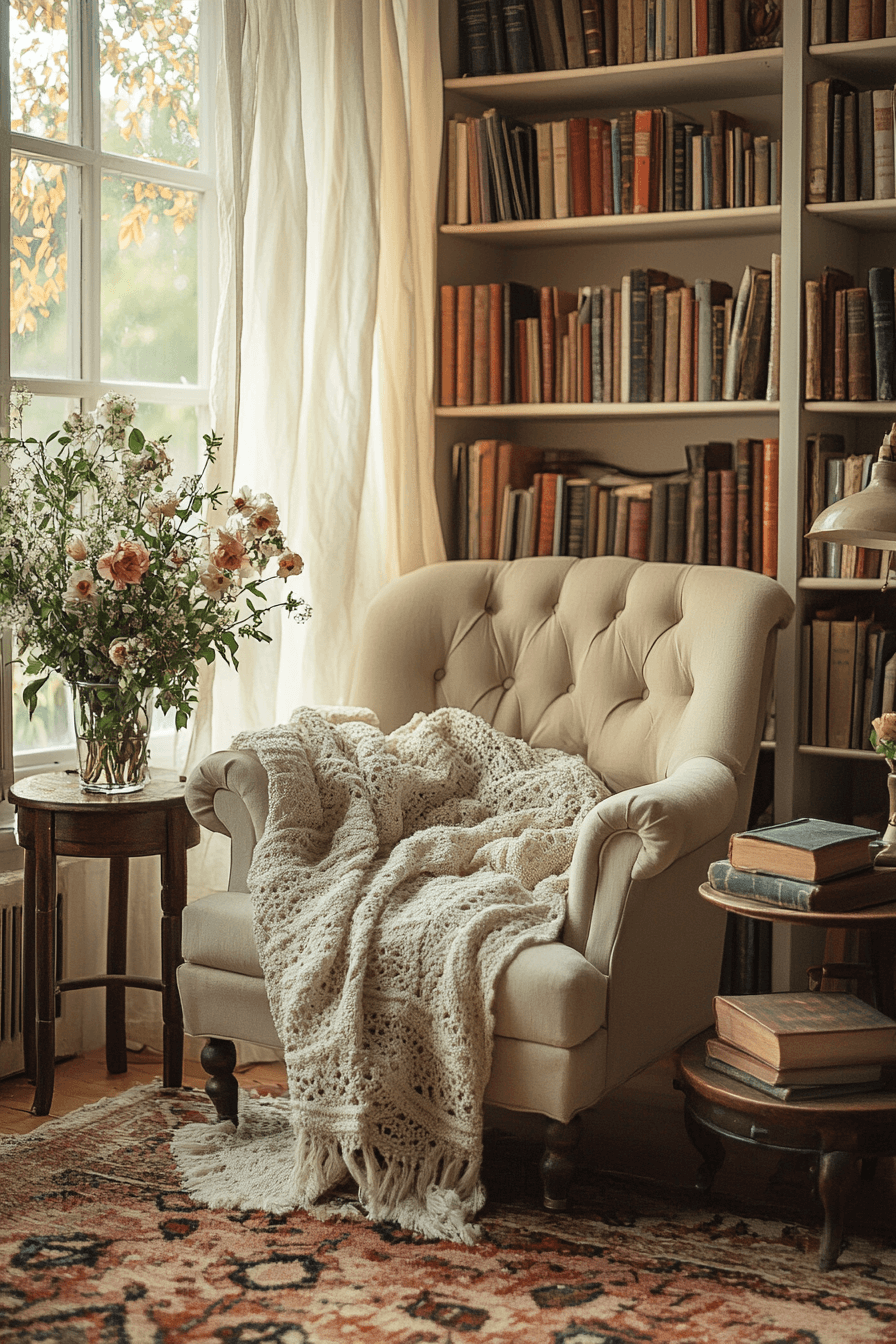 granny chic living room