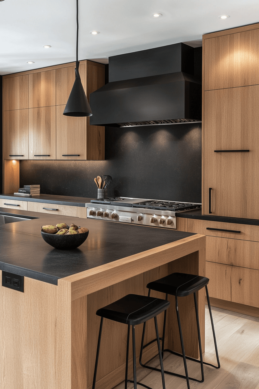 light oak kitchen cabinets
