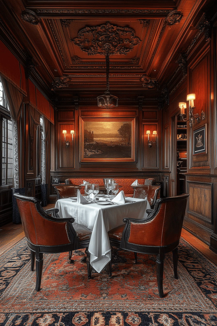 granny chic dining room