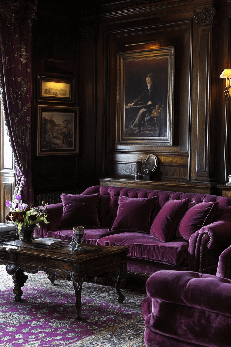 granny chic decor living room
