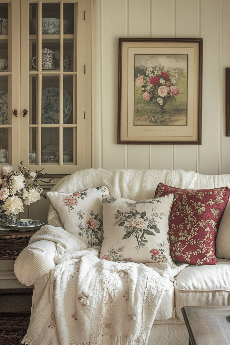 granny chic living room