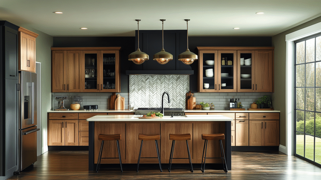light oak kitchen cabinets