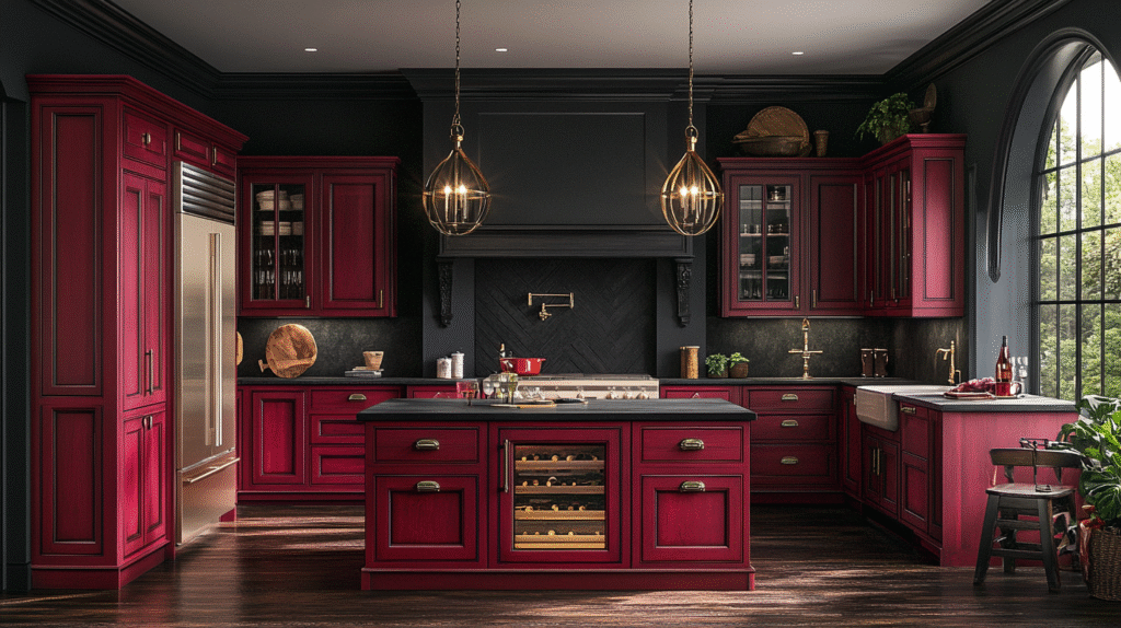red oak kitchen cabinets