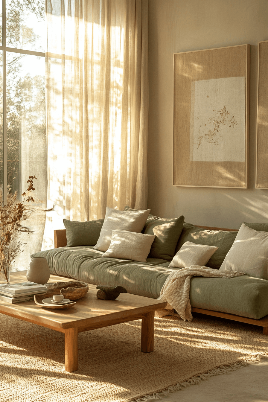 olive green couch living room ideas