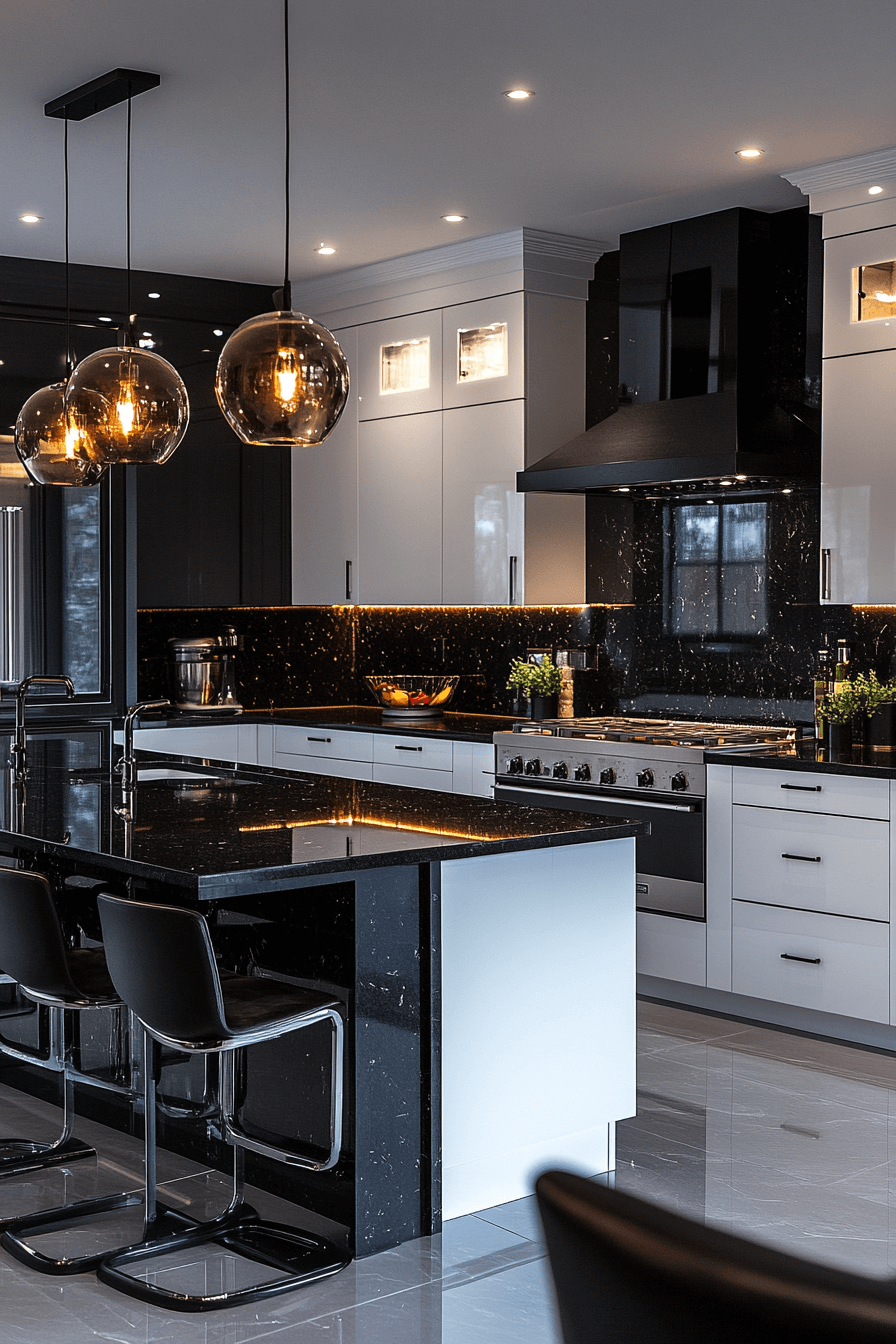 fluted glass kitchen cabinets