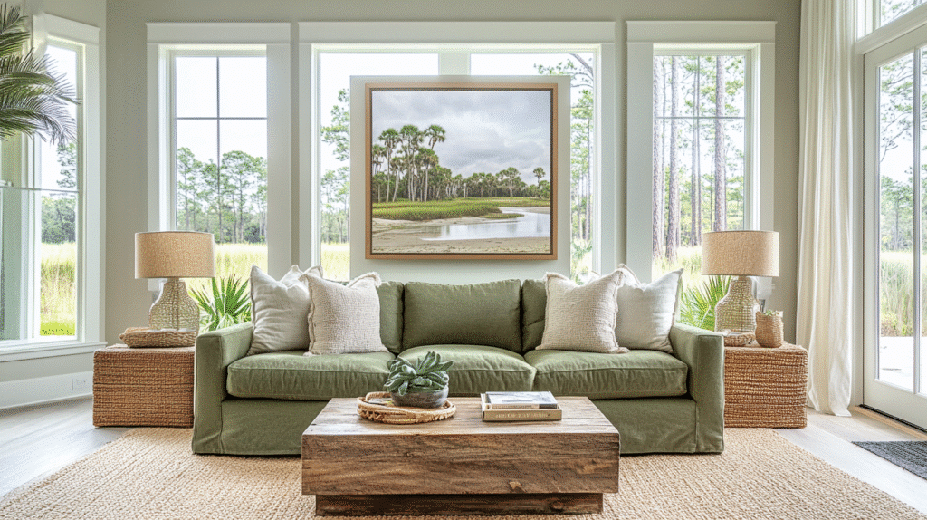 olive green couch living room ideas