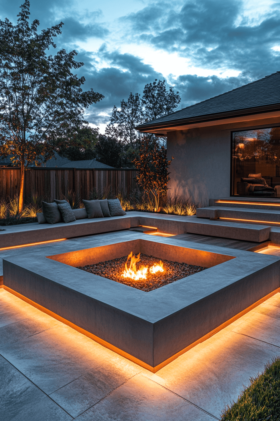 outside firepit ideas