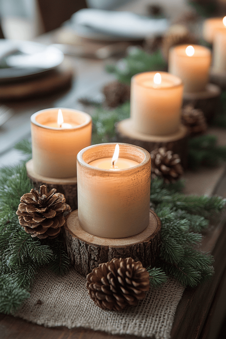 christmas candle decor ideas