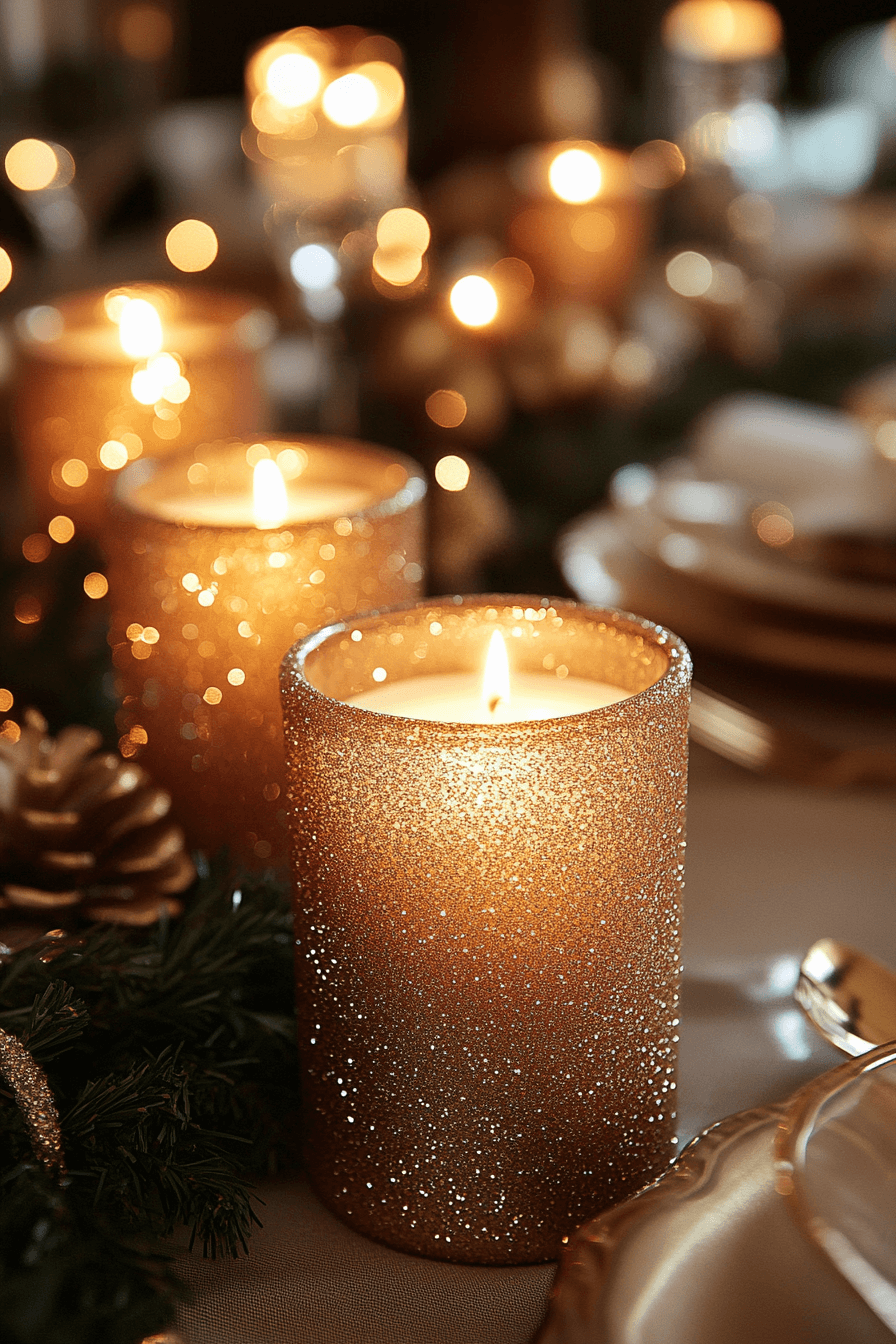 christmas candle decor ideas
