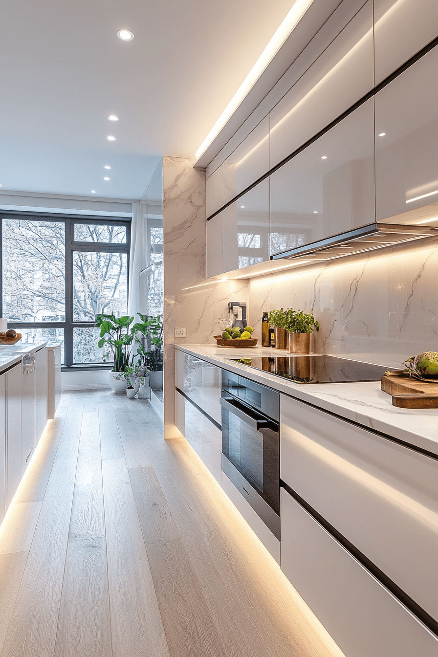 white backsplash kitchen