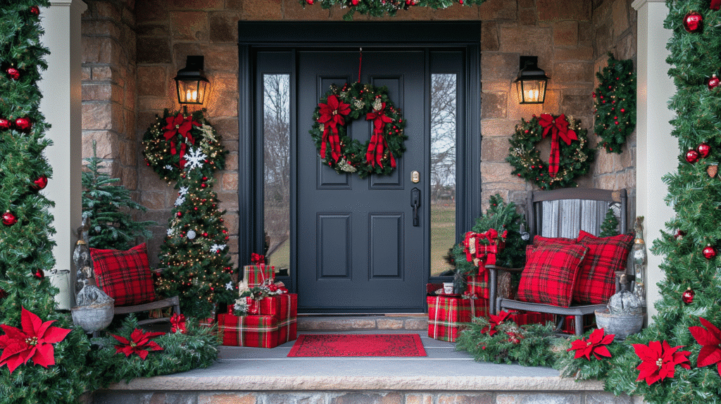 christmas porch decor
