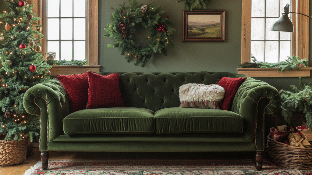european style christmas decor