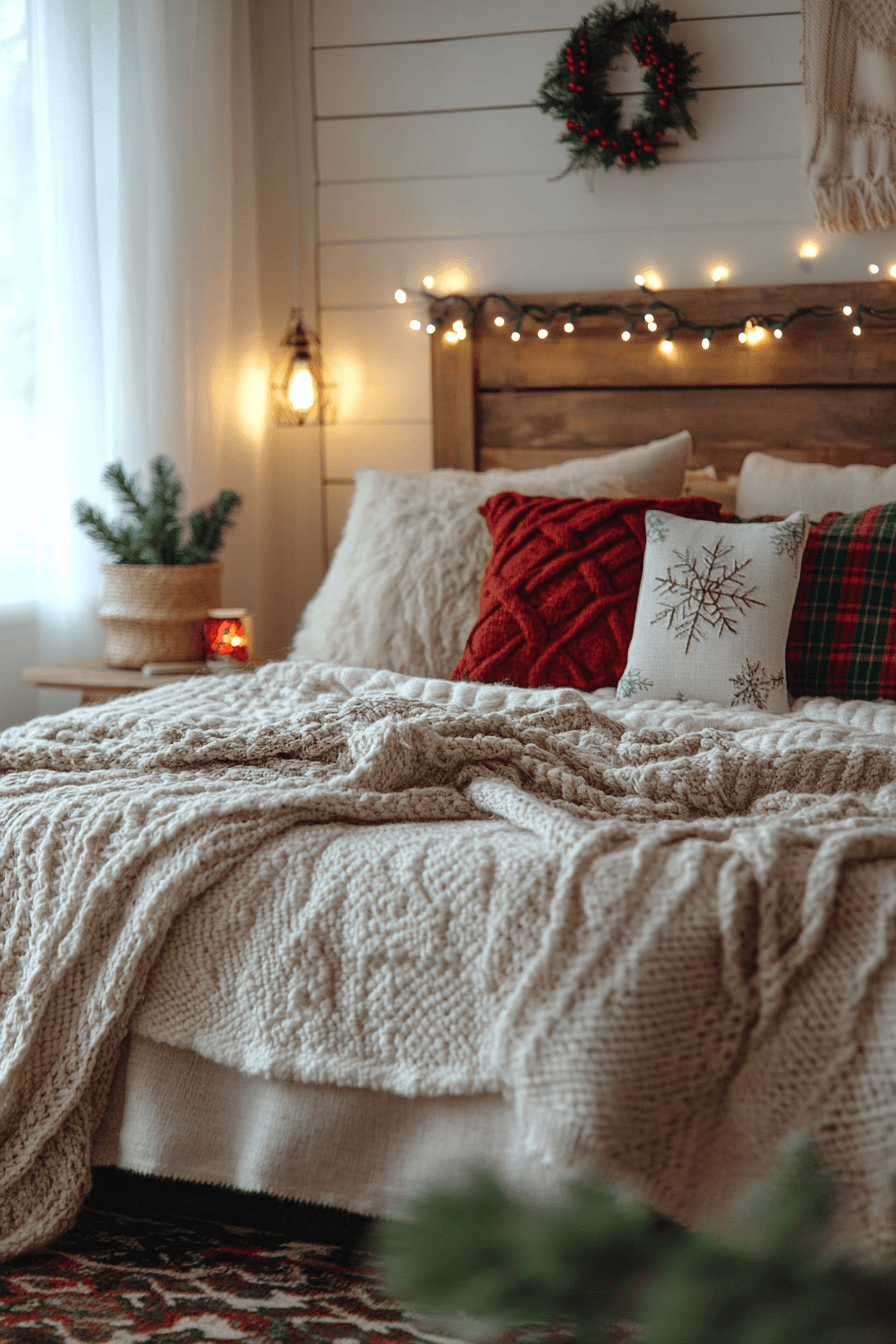 christmas bedroom decor
