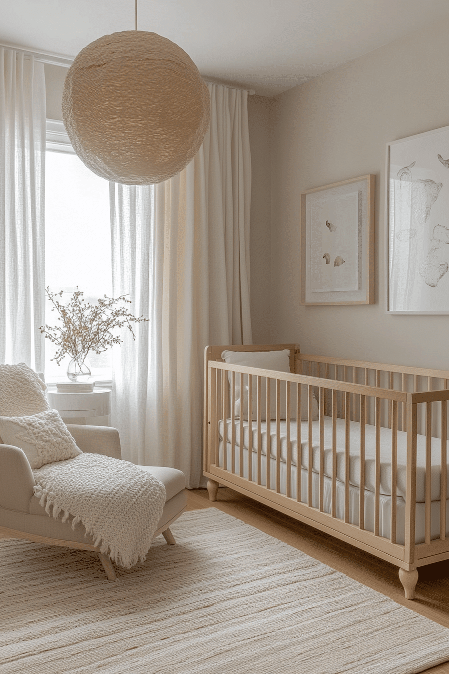 neutral baby nursery
