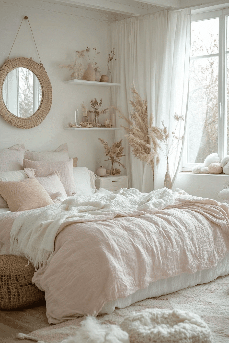 cozy girly bedroom