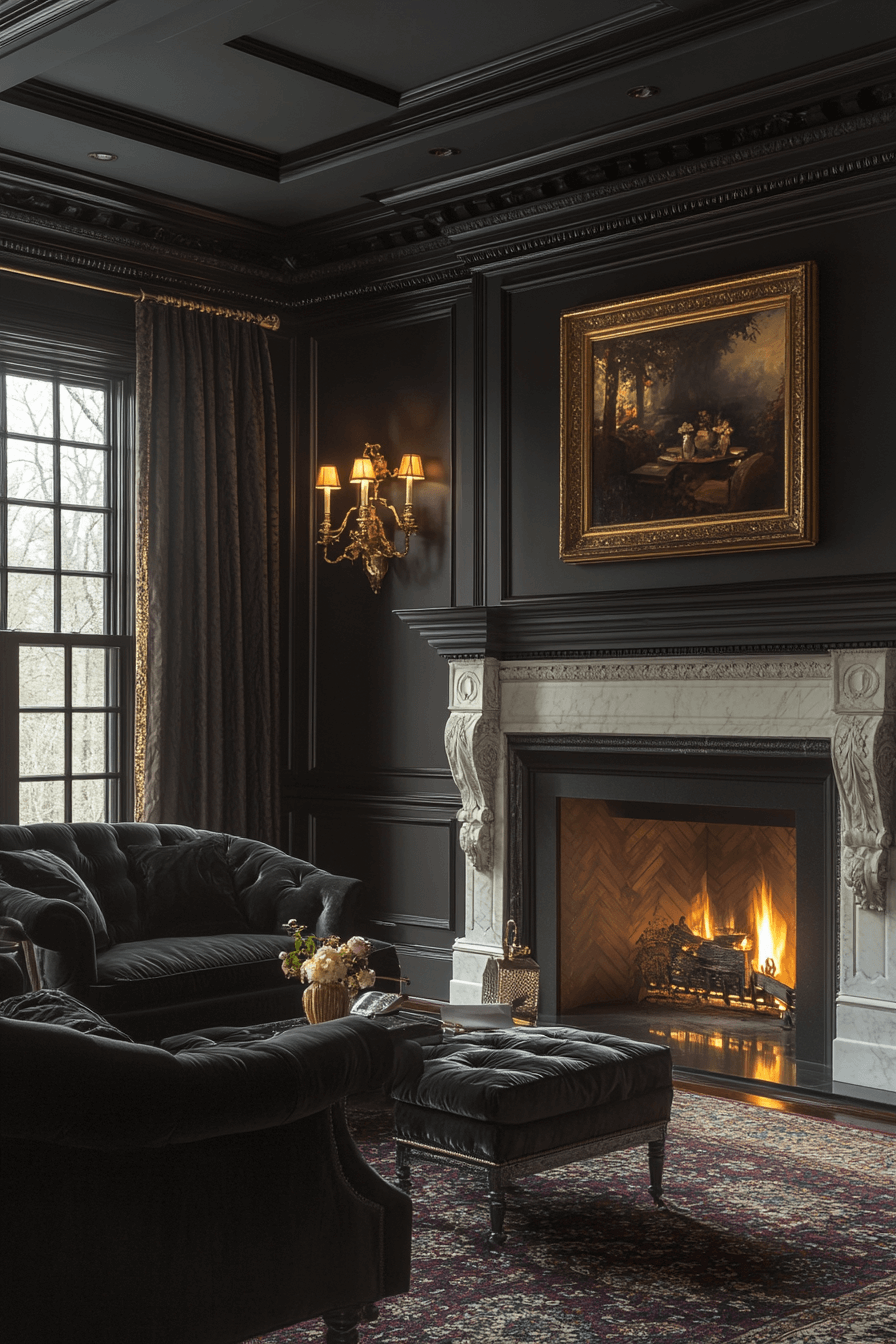 victorian living room