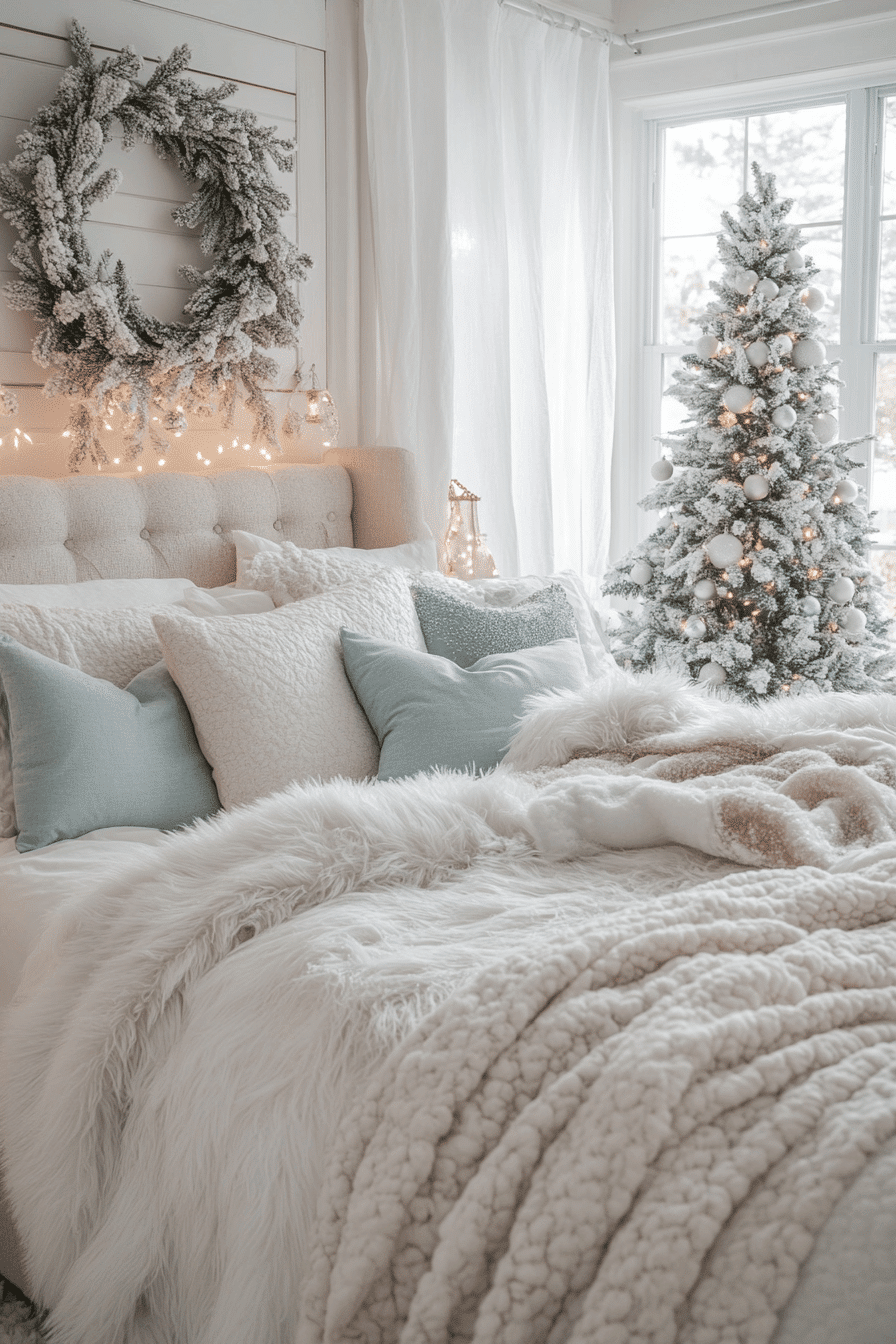 christmas bedroom decor