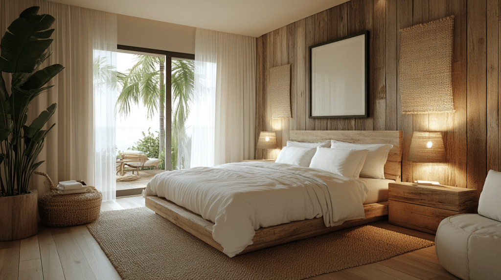 cozy neutral bedroom