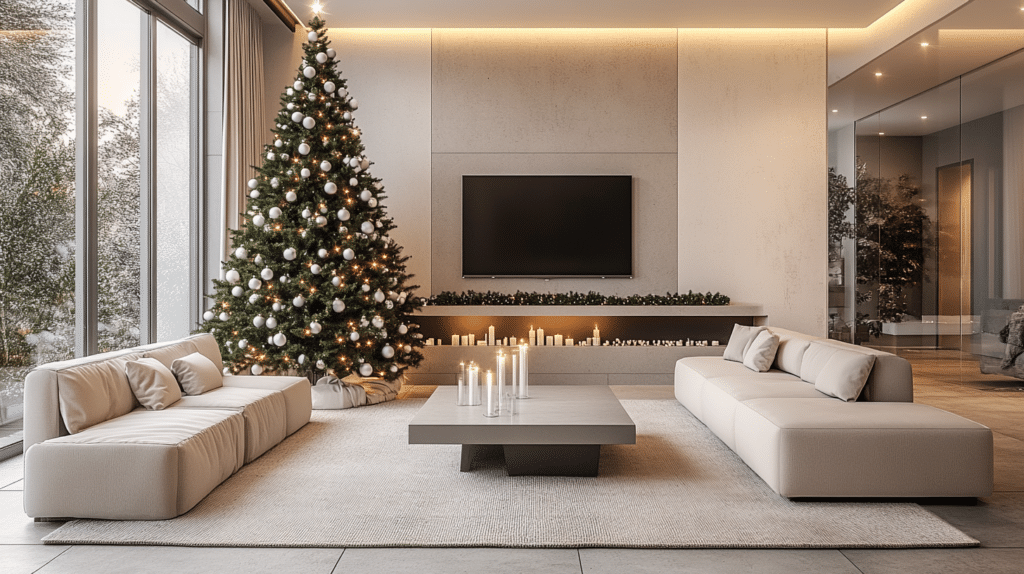 minimalist christmas decor