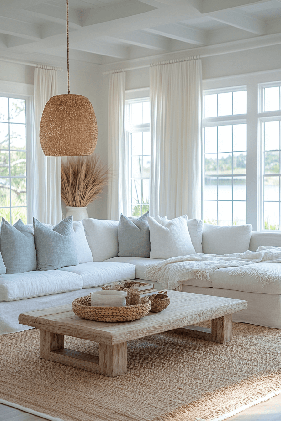 modern coastal living room
