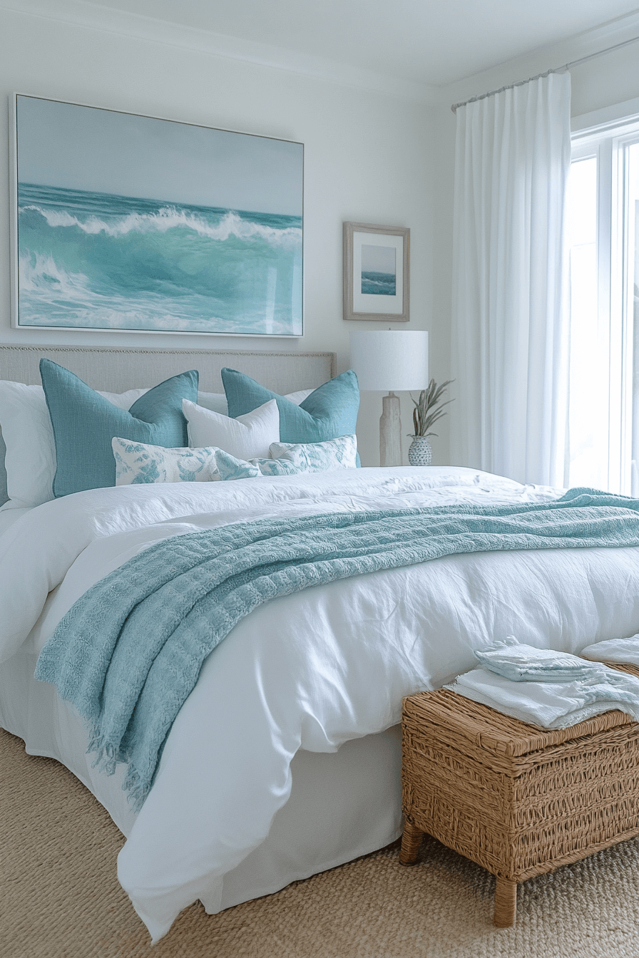 modern coastal bedroom