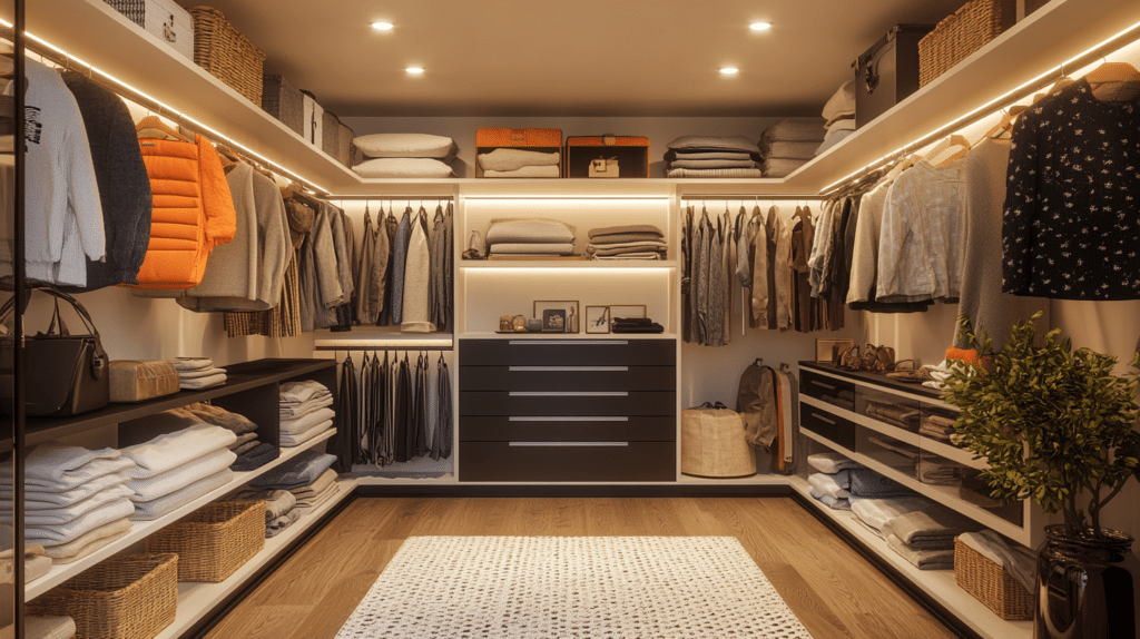 small walk in closet ideas