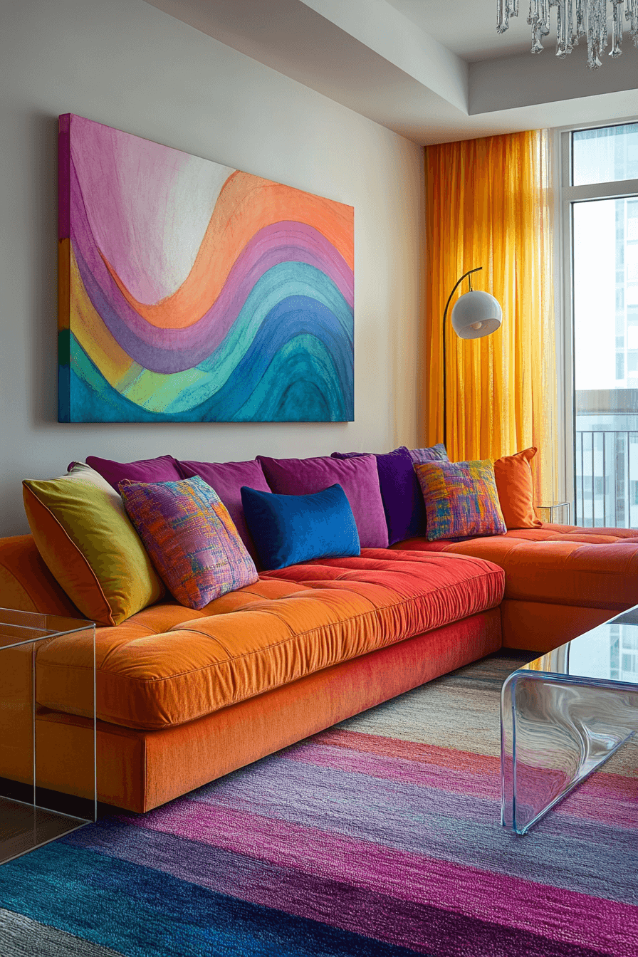 dopamine decor living room