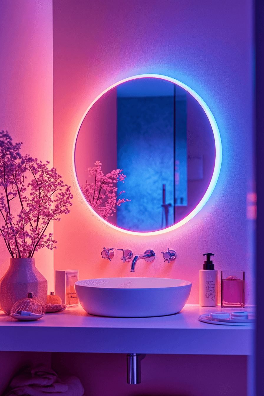 dopamine decor bathroom