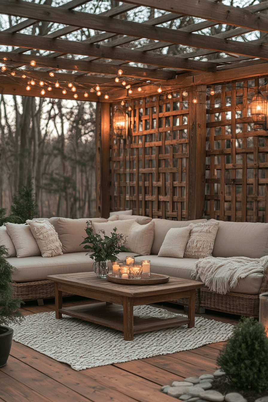 cozy outdoor spaces