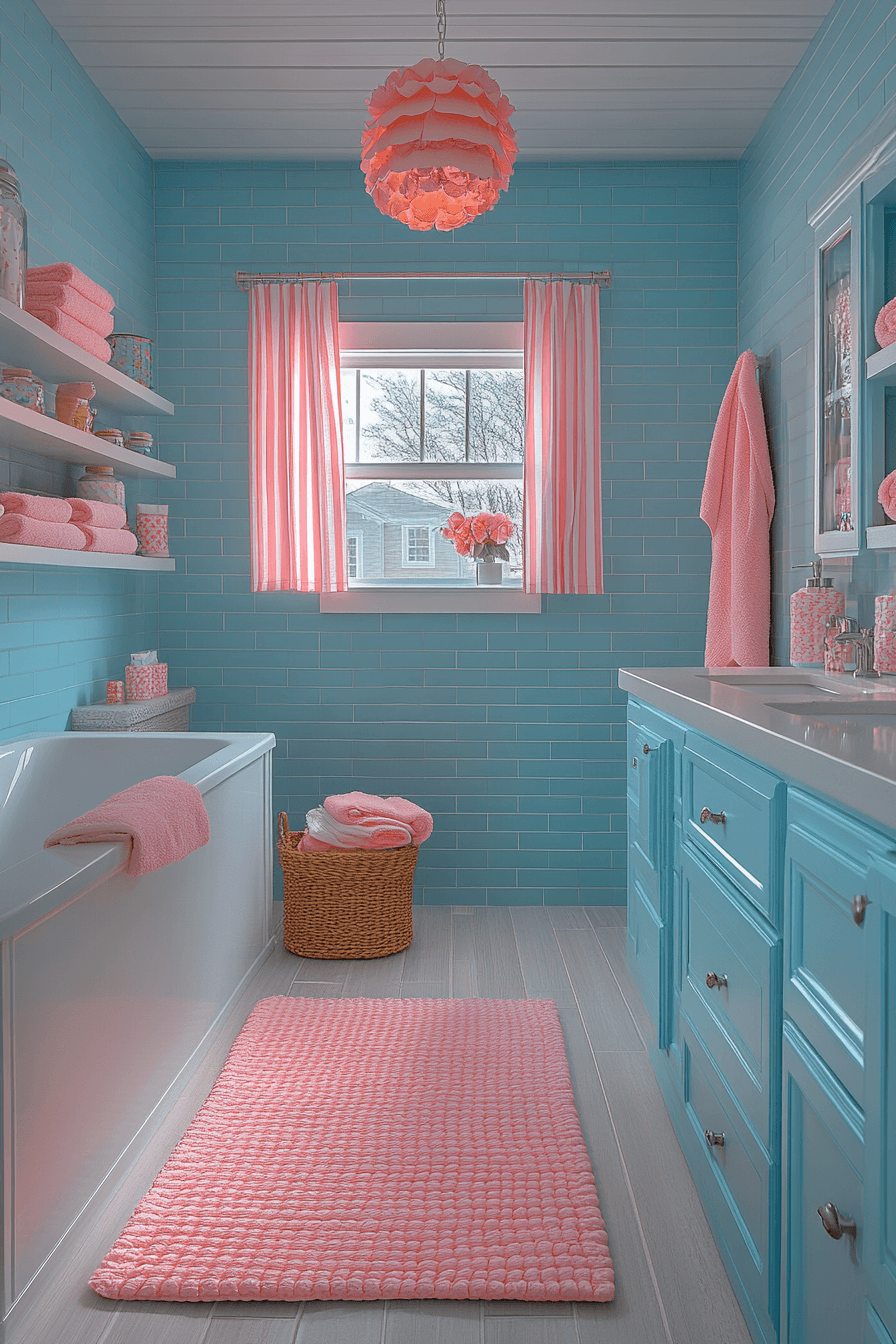 dopamine decor bathroom