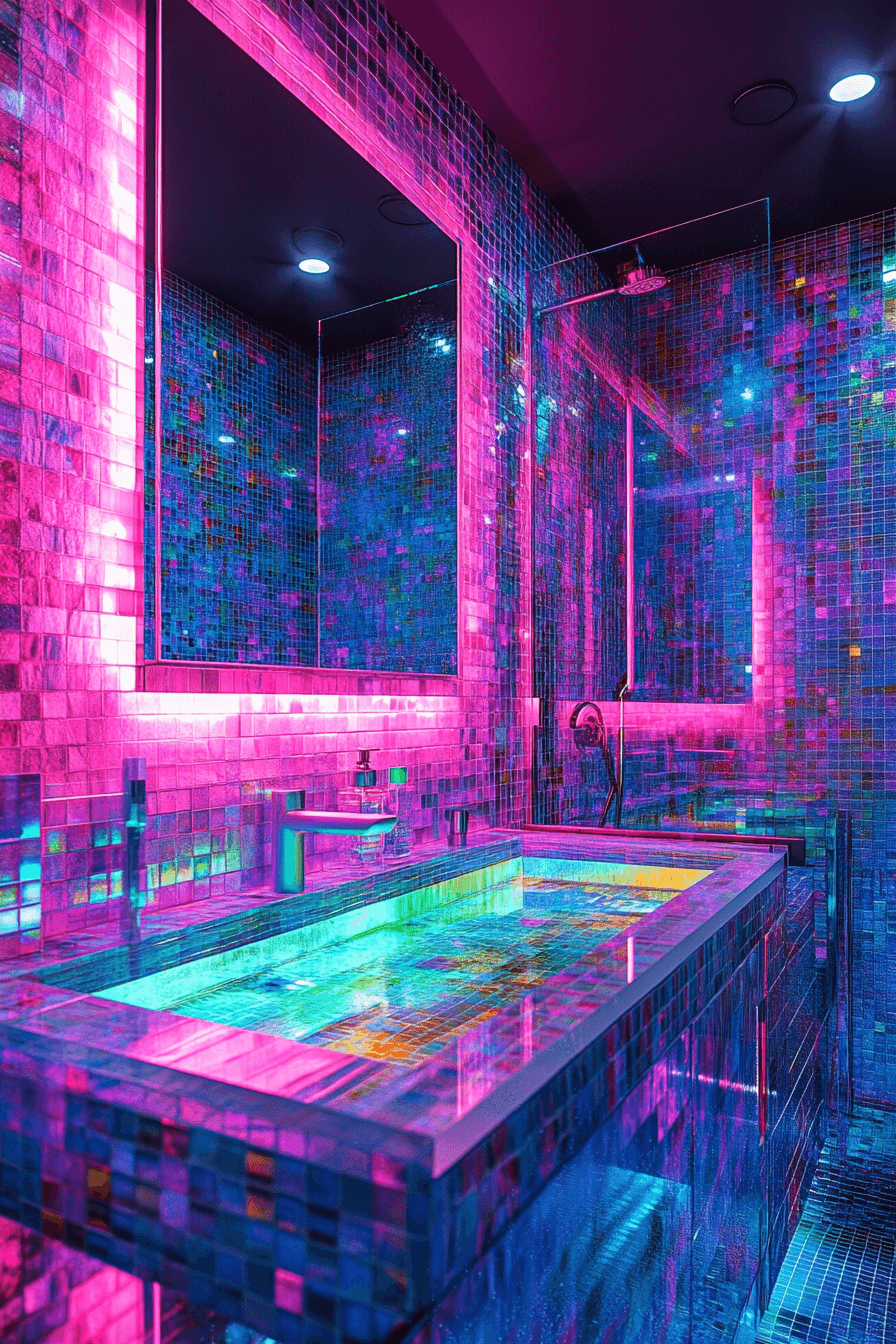 dopamine decor bathroom