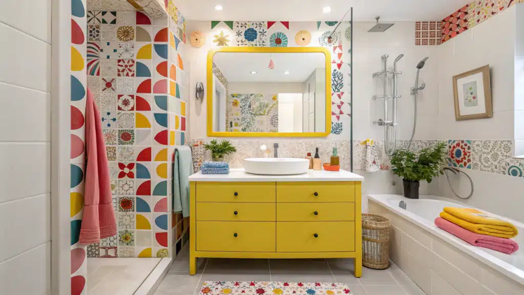 dopamine decor bathroom