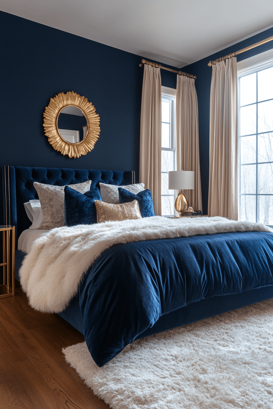 jewel tone bedroom